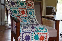Color Burst Afghan