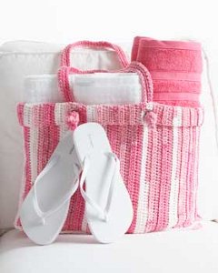 Cotton Stripes Tote Bag