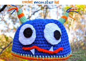 Crochet Monster Hat