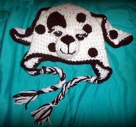 Darling Dalmatian Hat AllFreeCrochet.com