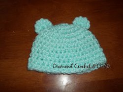 Fuzzy Bear Baby Beanie