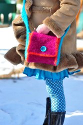 Girl's Felted Satchel