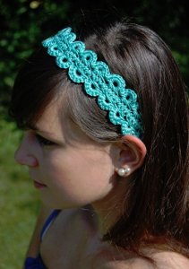 Hairpin Lace Crochet Hairband/Headband