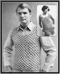 He and She Crochet Tanks