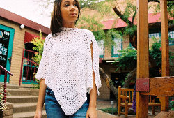 Crochet Crystals Poncho
