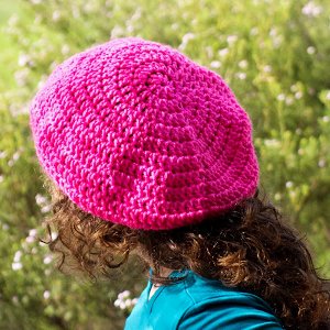 Neon Pink Slouchy Beanie