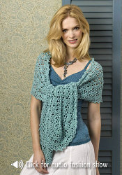 Oasis Crochet Wrap