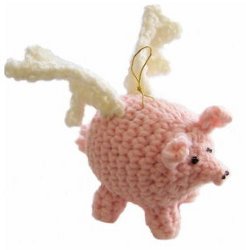 Amigurumi Flying Crochet Pigs