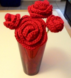 Valentine's Day Rose Crochet