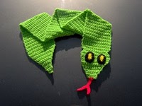 Crocheted Snake Scarf