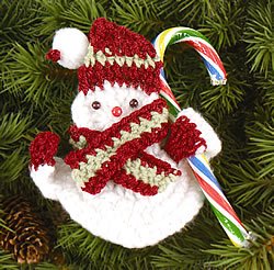 Snowman Candy Holder