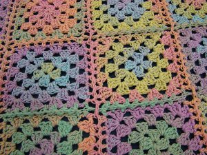 Spring Pastel Granny Afghan