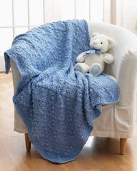 Textured Crochet Blanket