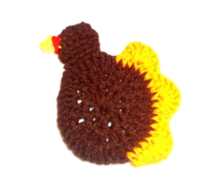 Crochet Turkey Coaster