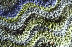 Crochet Waves Throw Pattern