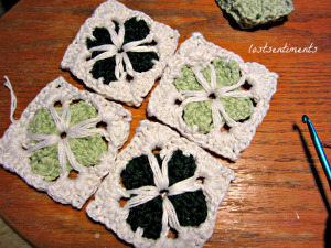 Cathedral Crochet Motif