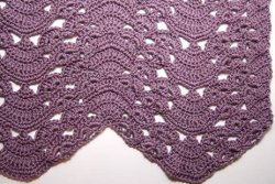 Fans and Pansies Ripple Blanket