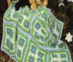 Forget Me Not Baby Blanket