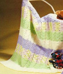 Pastel Rainbow Baby Afghan