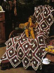 Snowflake and Holly Afghan