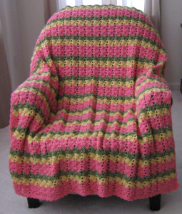 Strawberry Kiwi Crochet Throw