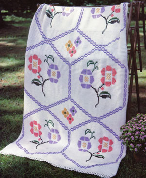 Trellis Garden Afghan