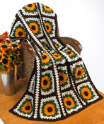 Crochet Sunflower Afghan
