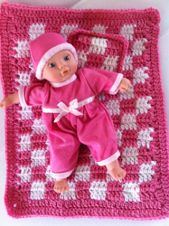 Baby Doll Afghan & Pillow