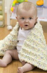 Coziest Crocheted Baby Blanket