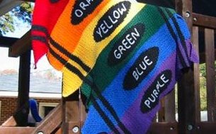 Color Me Crayon Blanket