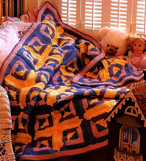 log cabin afghan pattern | eBay - Electronics, Cars, Fashion