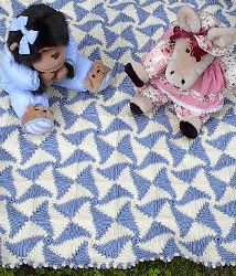 Optical Illusion Afghan