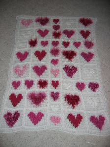 Hearts Of Many Yarns Afghan