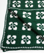 Crochet Shamrock Afghan
