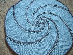 Umbrella Spiral Blanket | AllFreeCrochetAfghanPatterns.com