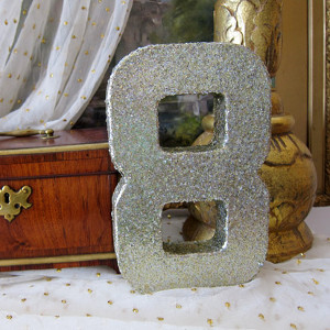Glitzy Free-Standing Table Numbers