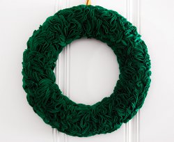 All Ruffled Up Green Wreath