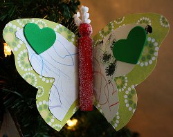 Butterfly Artwork Ornaments