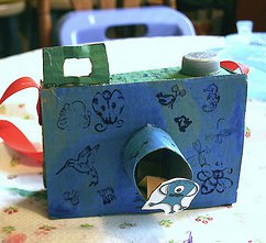 Cardboard Cameras for Vacation