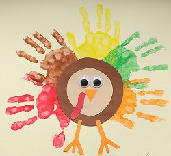 Classic Handprint Turkeys