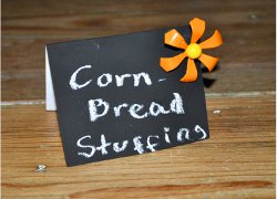 Custom Chalkboard Place Tags