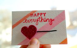 Cute Valentine With Detachable Gift