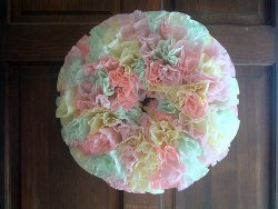IDip and Dye Coffee Filter Wreath