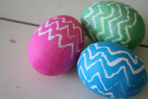 Zig Zag Easter Eggs