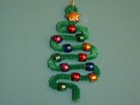 Easy Beaded Tree Ornament