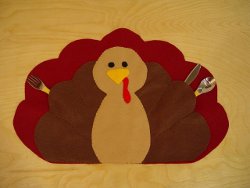 Felt Turkey Placemat