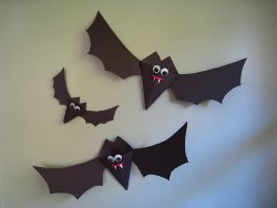 Folded Paper Bats