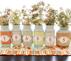 Give Thanks with Recycled Jars