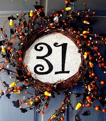 Halloween Wreath Re-Do