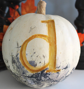 Custom Monogrammed Pumpkin Custom Monogrammed Pumpkin